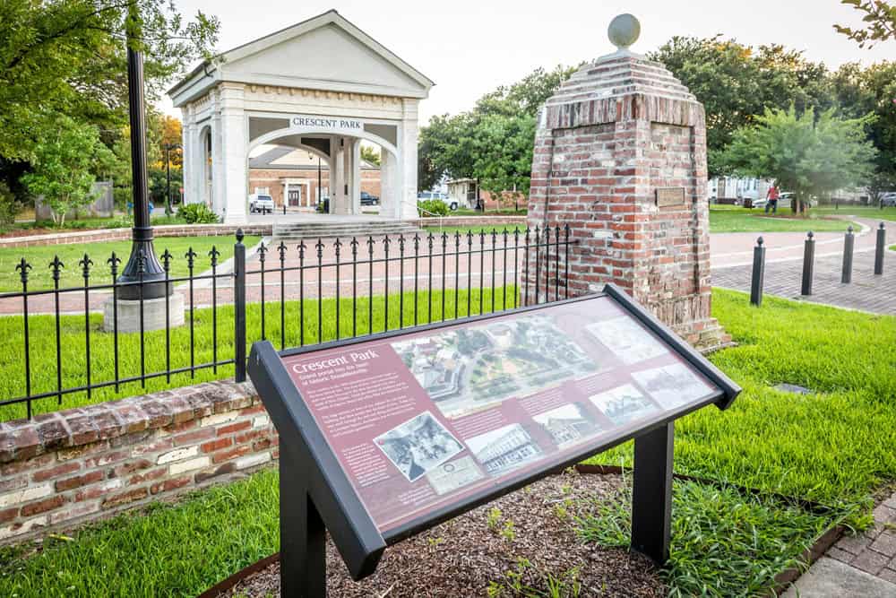 Crescent Park in Donaldsonville in Louisiana's Sweet Spot