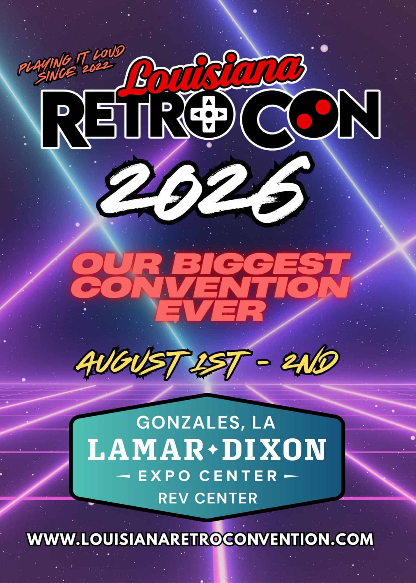 Louisiana Retro Con (Aug. 1-2)